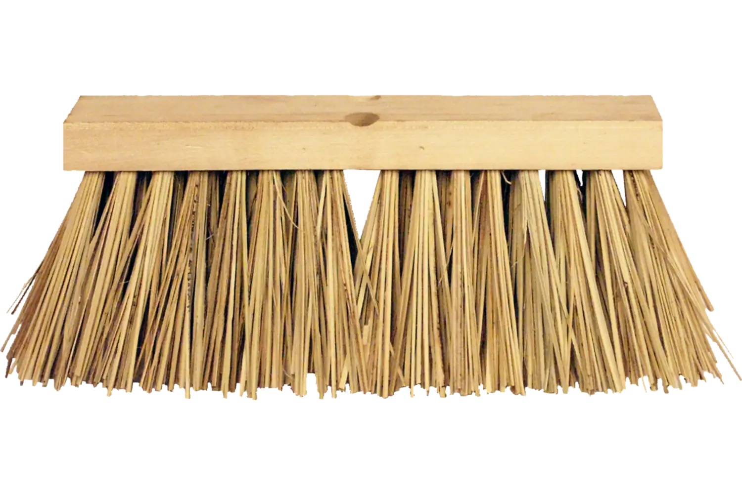 Picture of Pferd Contractor Broom Head - Coarse Sweep 24" Brown Poly Fill 3" Trim 89308 79189308